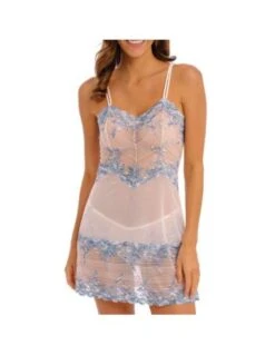Nuisette En Dentelle Stretch Embrace Lace WACOAL Pastel Blue