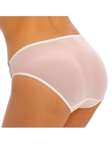 Slip Classique En Dentelle EMBRACE LACE WACOAL Pastel Blue 1 Slip Classique En Dentelle EMBRACE LACE WACOAL Pastel Blue