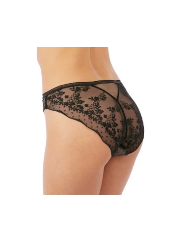 Slip En Dentelle LUMIERE DOUCE Wacoal Noir 1 Slip En Dentelle LUMIERE DOUCE Wacoal Noir