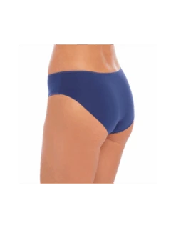 Slip Sans Coutures En Coton LISSE Wacoal Indigo Blue