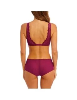 Soutien-gorge Brassière Sans Armatures LACE PERFECTION WACOAL Red Plum