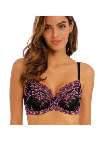 Soutien Gorge Classique à Armatures EMBRACE LACE Wacoal Black Berry 1 Soutien Gorge Classique à Armatures EMBRACE LACE Wacoal Black Berry