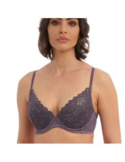 Soutien Gorge Plunge Armatures EGLANTINE - Wacoal Argent