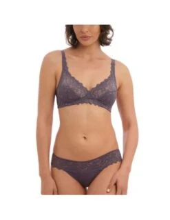 Soutien Gorge Sans Armatures EGLANTINE - Wacoal Argent